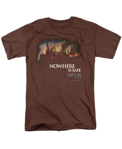Harry Potter Big & Tall Burning Hogwarts T Shirt