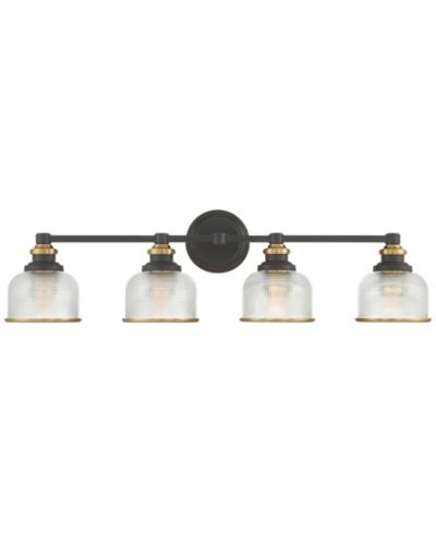 Настенный светильник для ванной Possini Euro Design Poway 33" Glass 4-Light