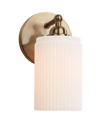 Современный настенный светильник 360 Lighting David 9 1/2" High с стеклянным плафоном для ванной и спальни