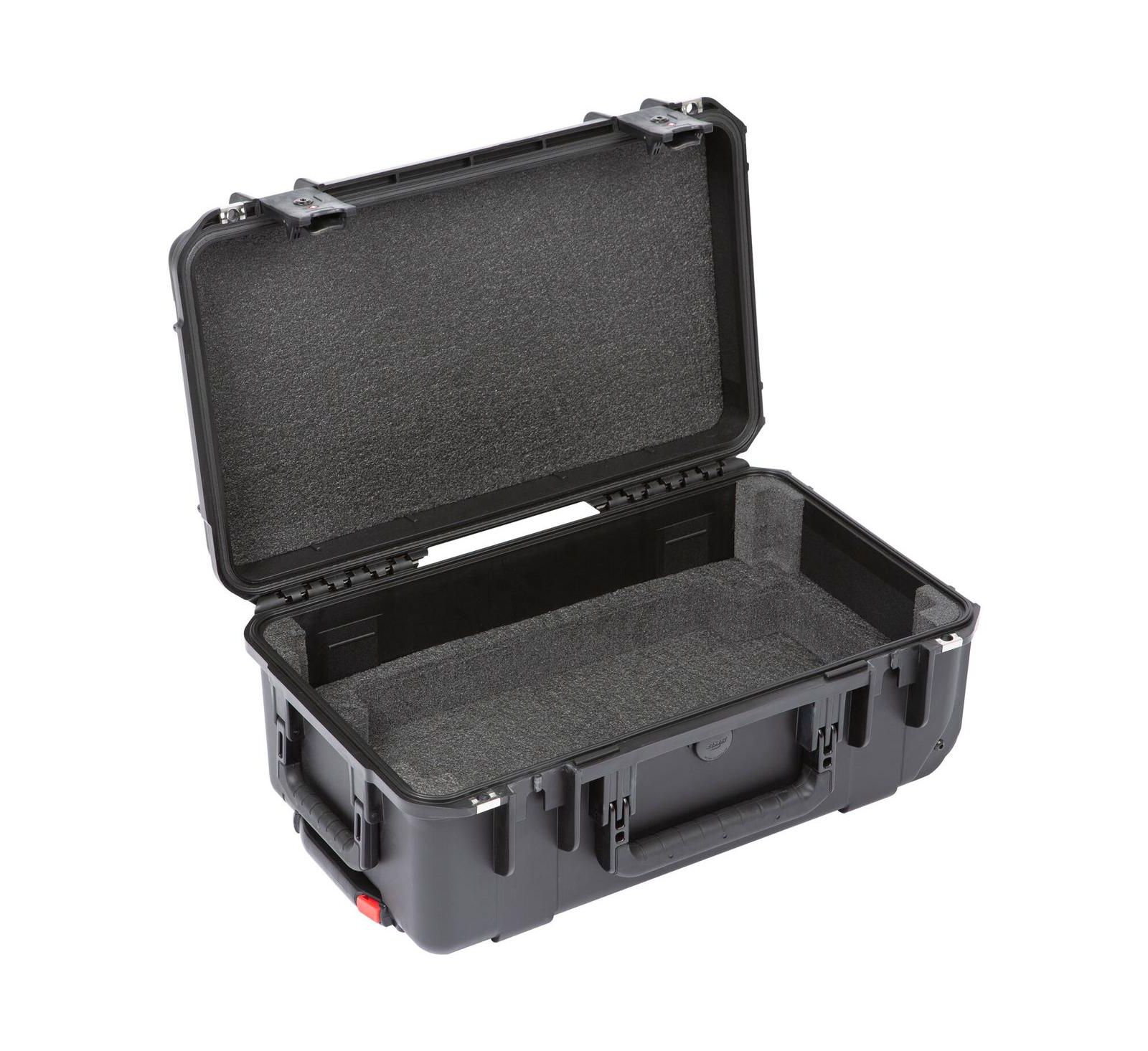 SKB iSeries 2RU Injection Molded Fly Rack Waterproof Wheeled Case