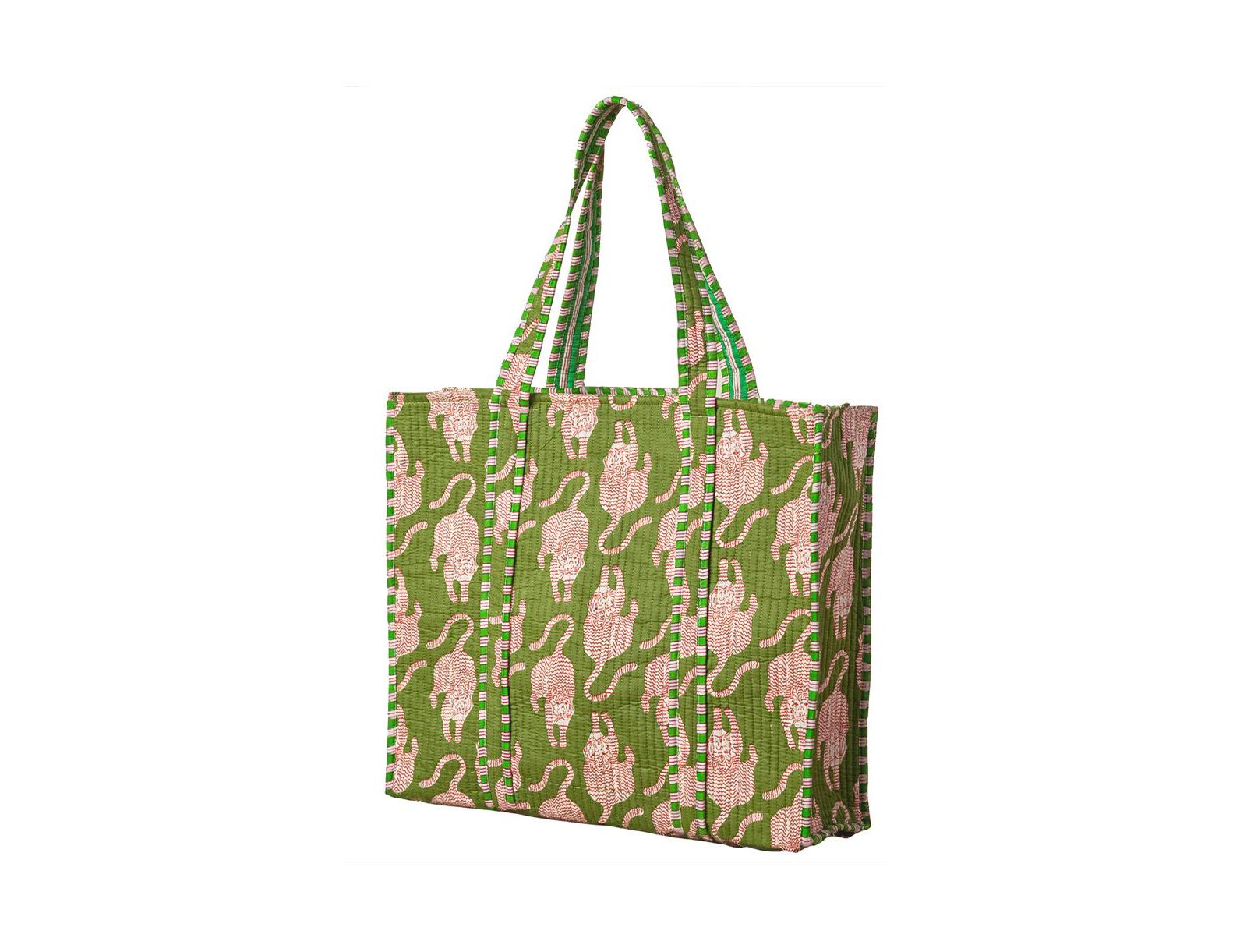 Verve Culture Quilted Feline Tote
