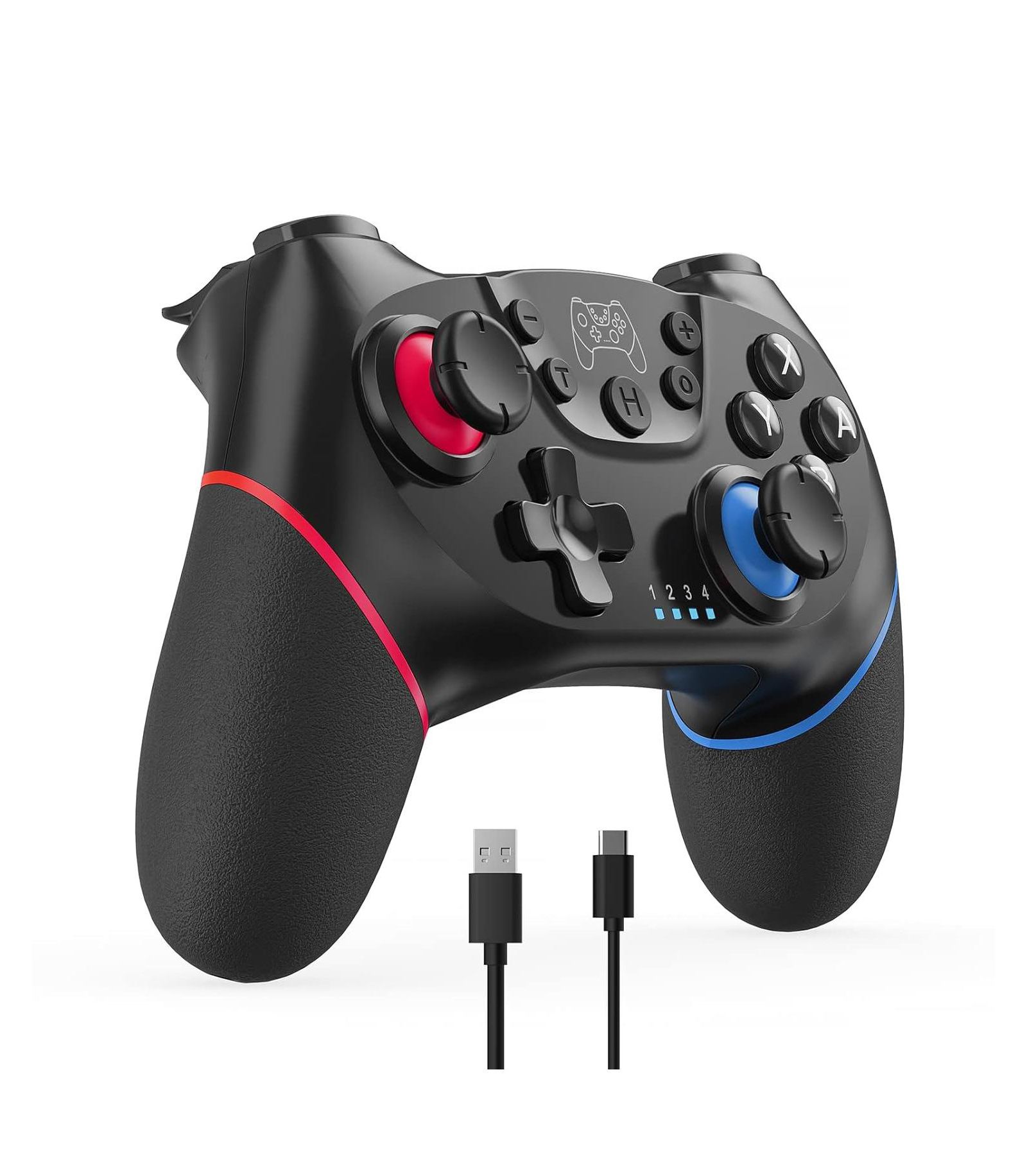 Echtpeak Wireless Hall Effect Joystick Controller for Nintendo Switch, Switch 2, Windows PC
