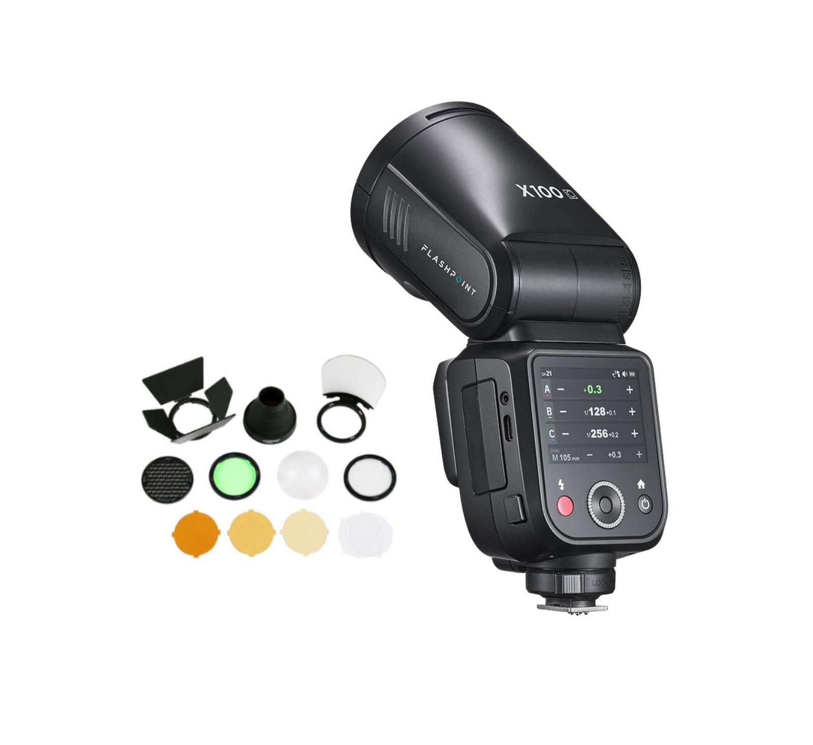 Flashpoint X100 TTL R2 Round Head On-Camera Flash for FujiFilm