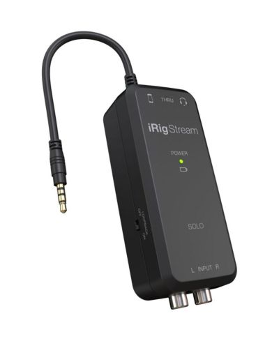 Ik Multimedia iRig Stream Solo Ultracompact 3x1 TRRS Audio Interface