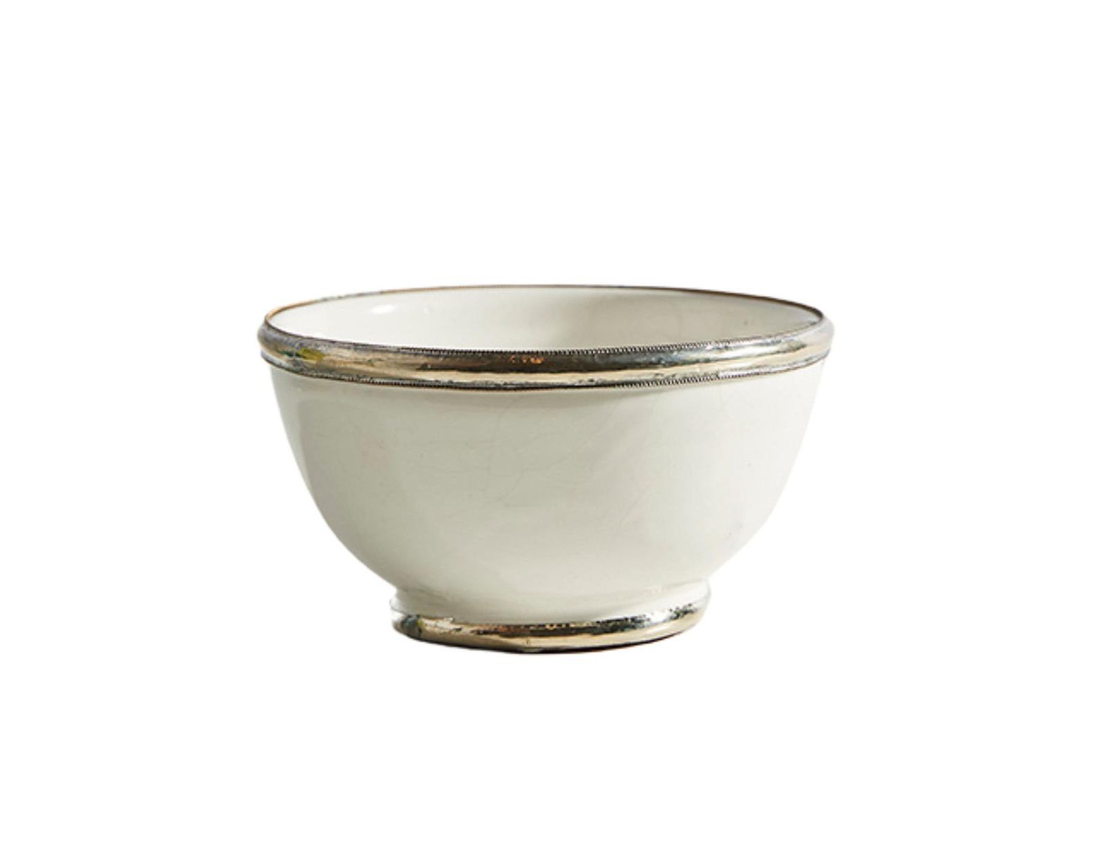 Чаша Verve Culture Moroccan Silver Rimmed Bowl