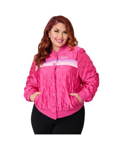 Unique Vintage Plus Size Quilted Varsity Jacket