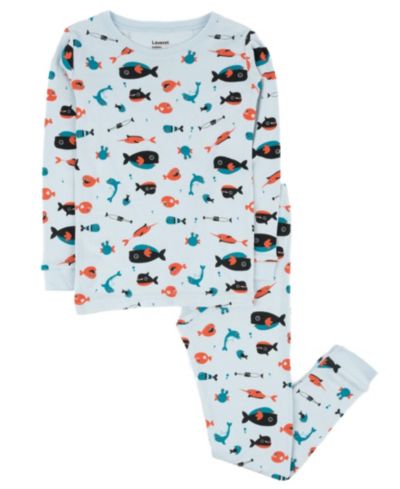 Sharks & fish light blue
