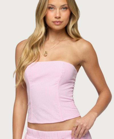 Женский корсет Edikted Amaliah Striped Strapless