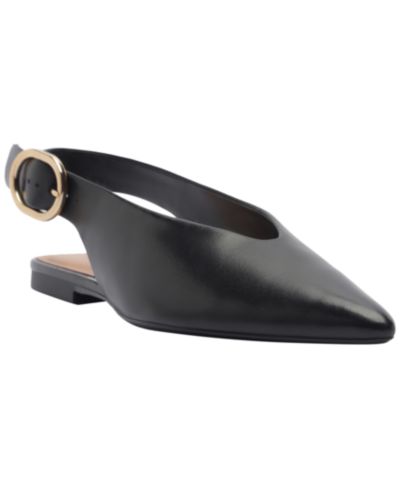 Arezzo Women's Atlas Pointed Toe Slingback Flats