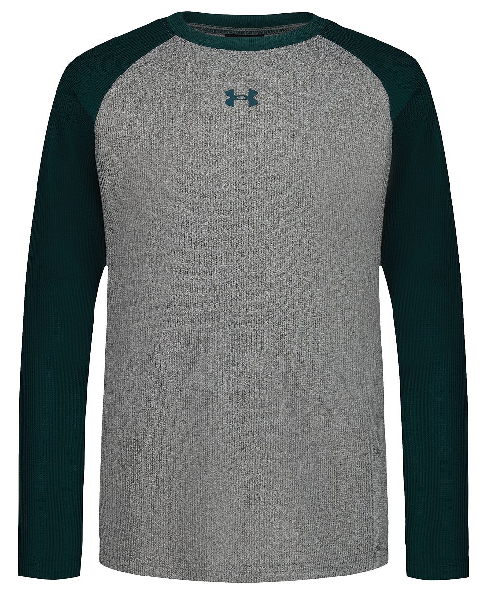 Under Armour Boys' 8-20 Color-Blocked Raglan Long-Sleeve T-Shirt