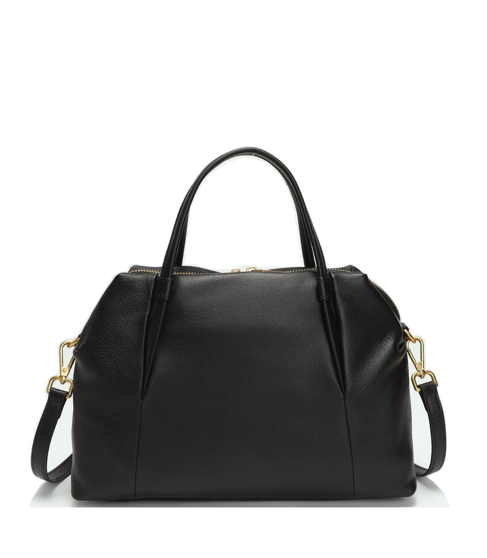 SUSU Ava Pebbled Leather Satchel Bag for Women Top Handle Crossbody Purse Structured Medium Everyday Tote with Shoulder Strap
