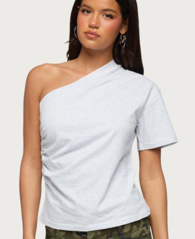 Edikted Women's Yurey Gathered One Shoulder Top