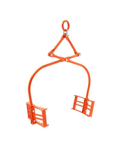 SUGIFT 24 in Stone Lifting Tongs 2 Claw Rock Grapple 1100 lb Capacity