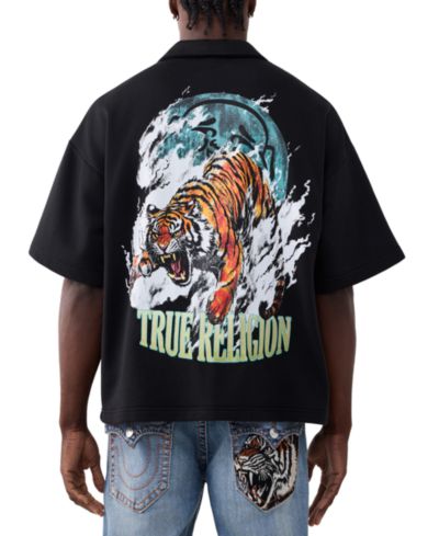 Мужская рубашка-поло True Religion Men's Tiger Short-Sleeve