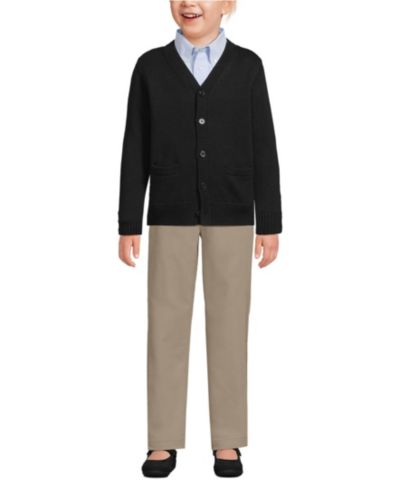 Lands' End Kids Legacy Varsity Cardigan