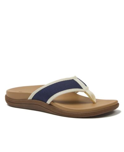 Lands' End Women's All Day Comfort Canvas Flip Flops