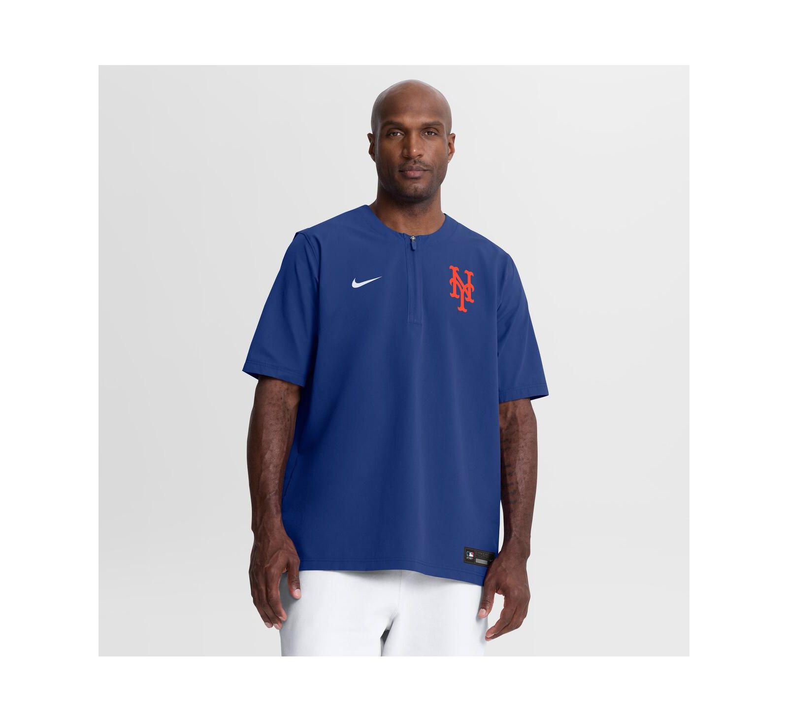 Мужская ветровка Nike Royal Buffalo Bills Division Essential Dri-FIT Quarter-Zip