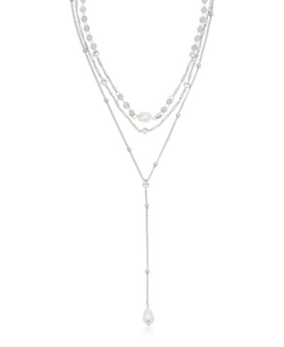 Ожерелье-лариат ETTIKA Forever Falling Imitation Pearl