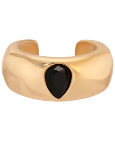 Серьги-каф ETTIKA Hammered Pear Crystal