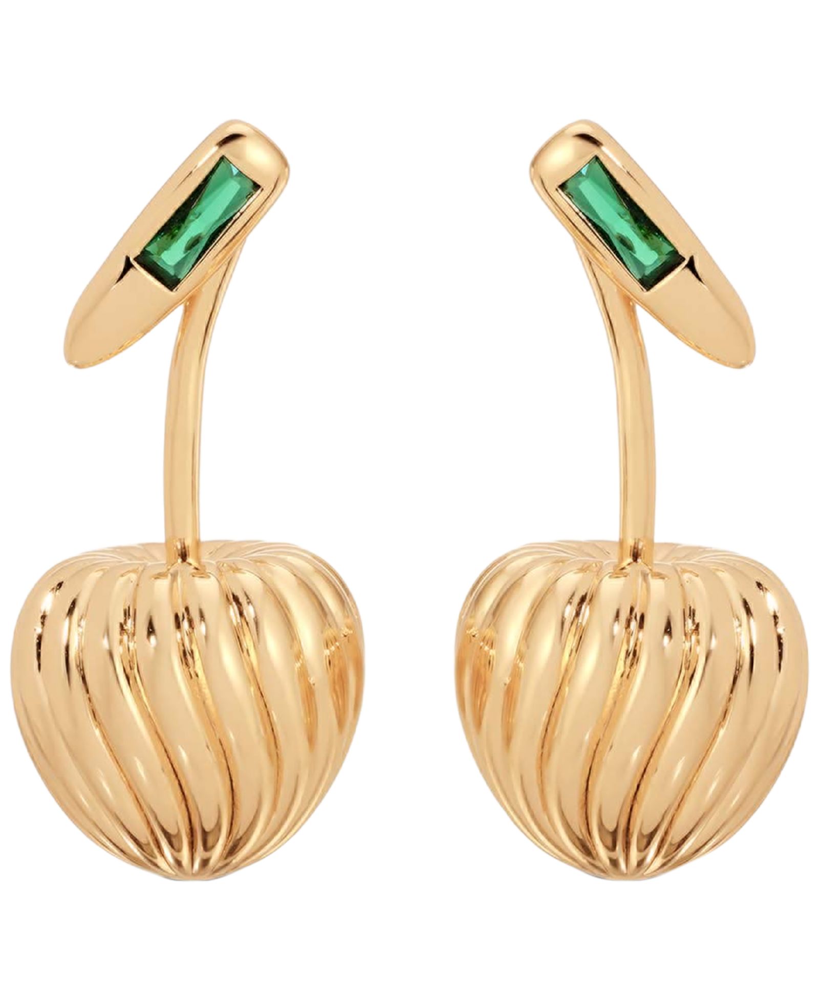 ETTIKA серьги Sweet Cherry с позолотой 18k