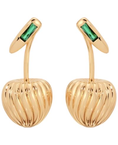 ETTIKA серьги Sweet Cherry с позолотой 18k