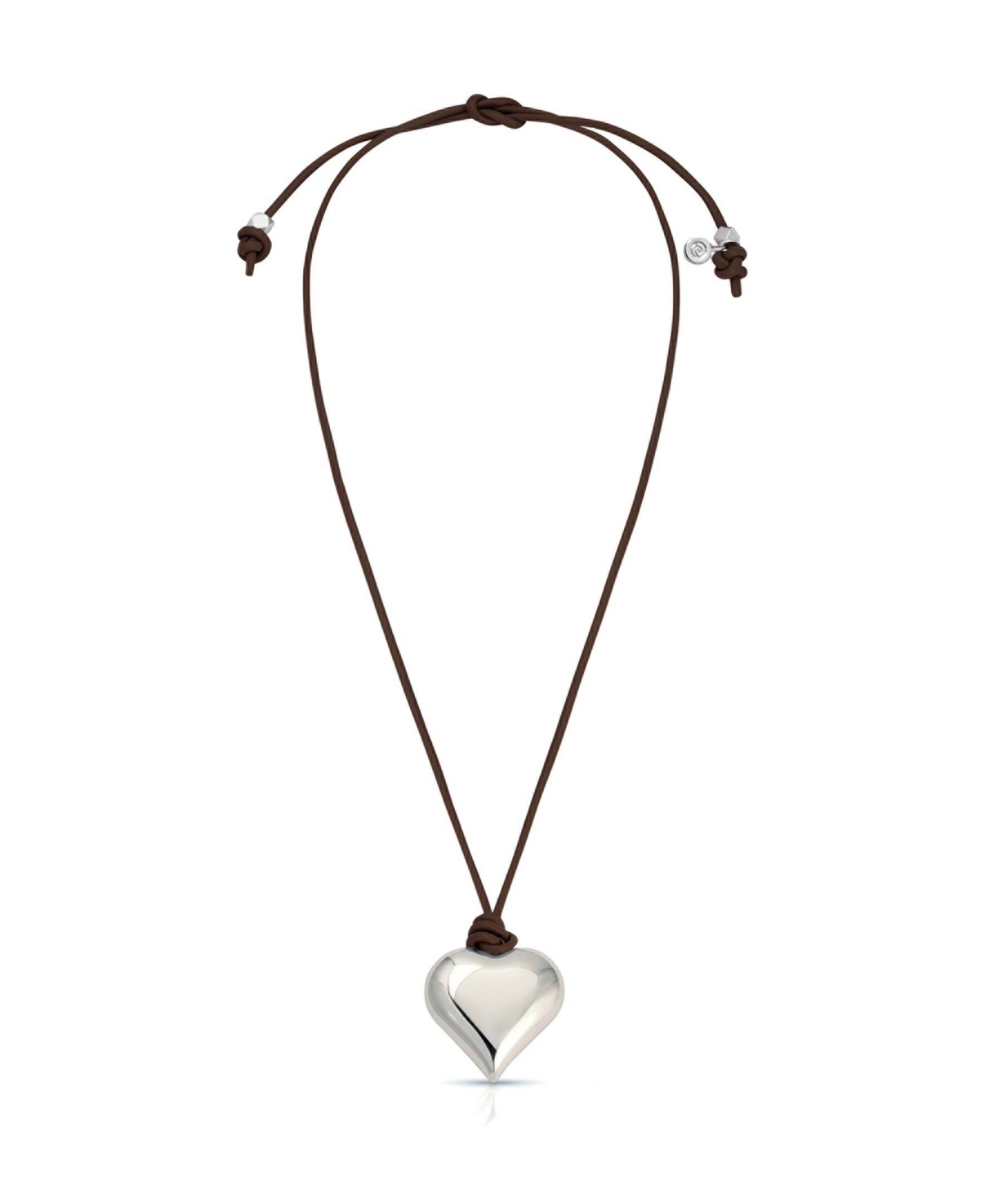 ETTIKA Heart Pendant Adjustable Cord Necklace