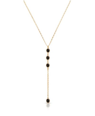 Колье ETTIKA Bezel Sparkle Dip Lariat Necklace