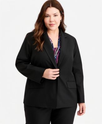 Женский блейзер Kasper Plus Size, из бистретча, можно стирать в машинке