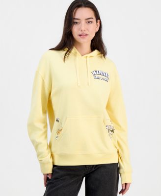 Disney Juniors' Pooh Screenprint Long-Sleeve Hoodie
