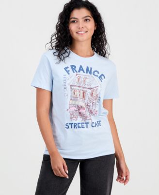 Детская футболка Self Esteem Juniors' France Street Cafe