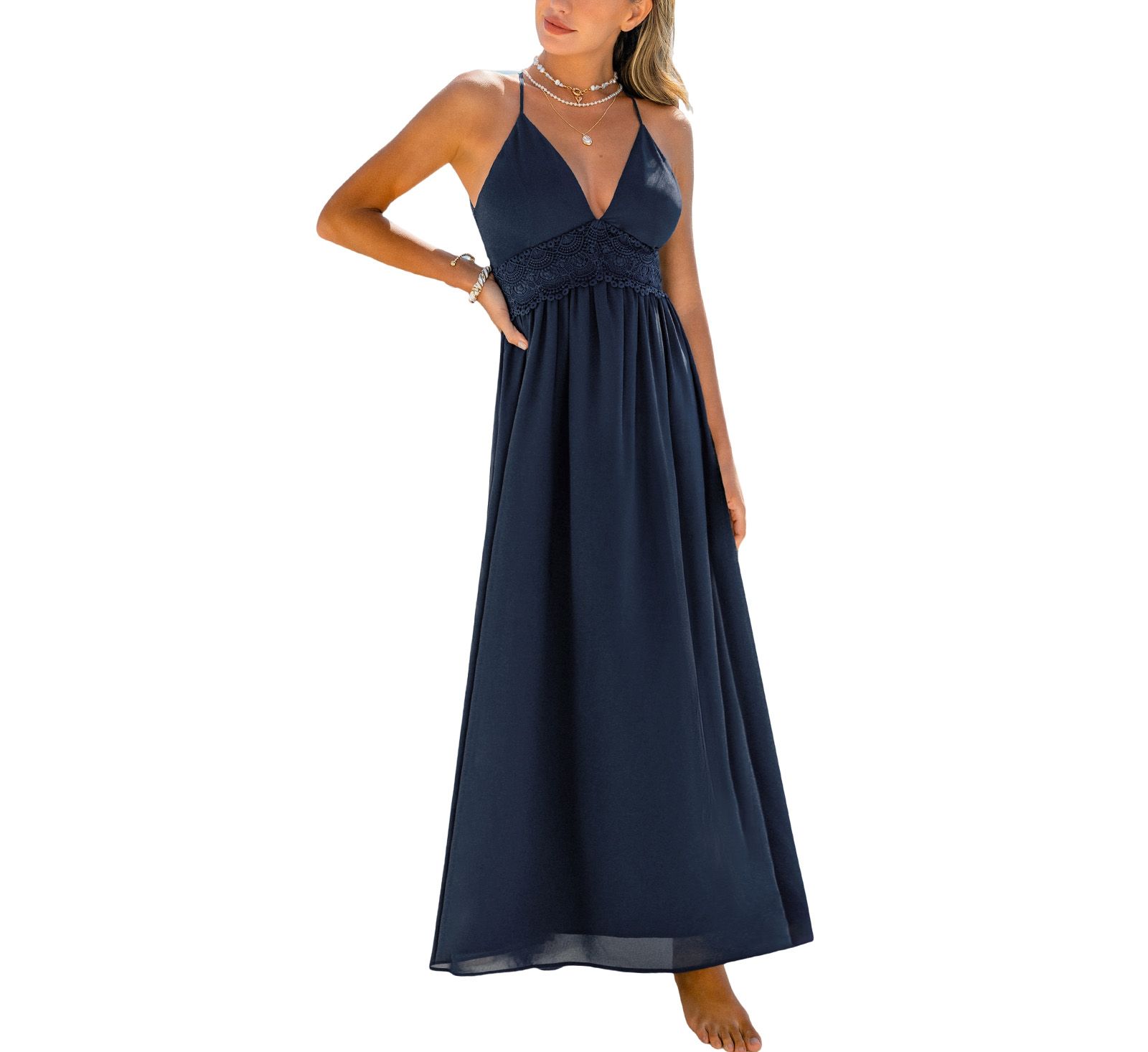Cupshe Women's Go Big Maxi Beach Dress