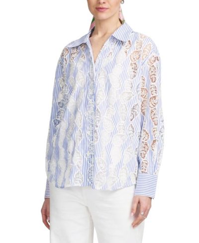 Женская рубашка ELLE Collection Lace Striped