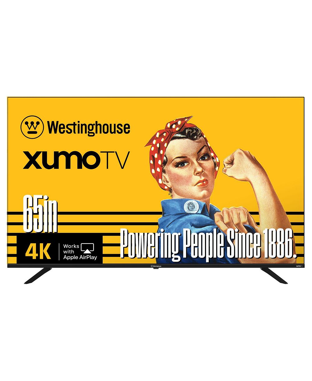 Westinghouse 65" 4K UHD Xumo Smart TV с HDR10, Dolby Vision, Voice Remote, Wi-Fi, Apple HomeKit