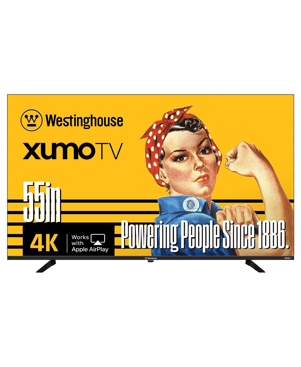 Телевизор Westinghouse 55" 4K UHD Smart TV, Xumo, HDR10, Dolby Vision & Atmos, голосовой пульт, Wi-Fi, Bluetooth