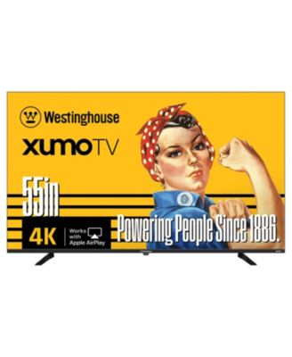 Телевизор Westinghouse 55" 4K UHD Smart TV, Xumo, HDR10, Dolby Vision & Atmos, голосовой пульт, Wi-Fi, Bluetooth