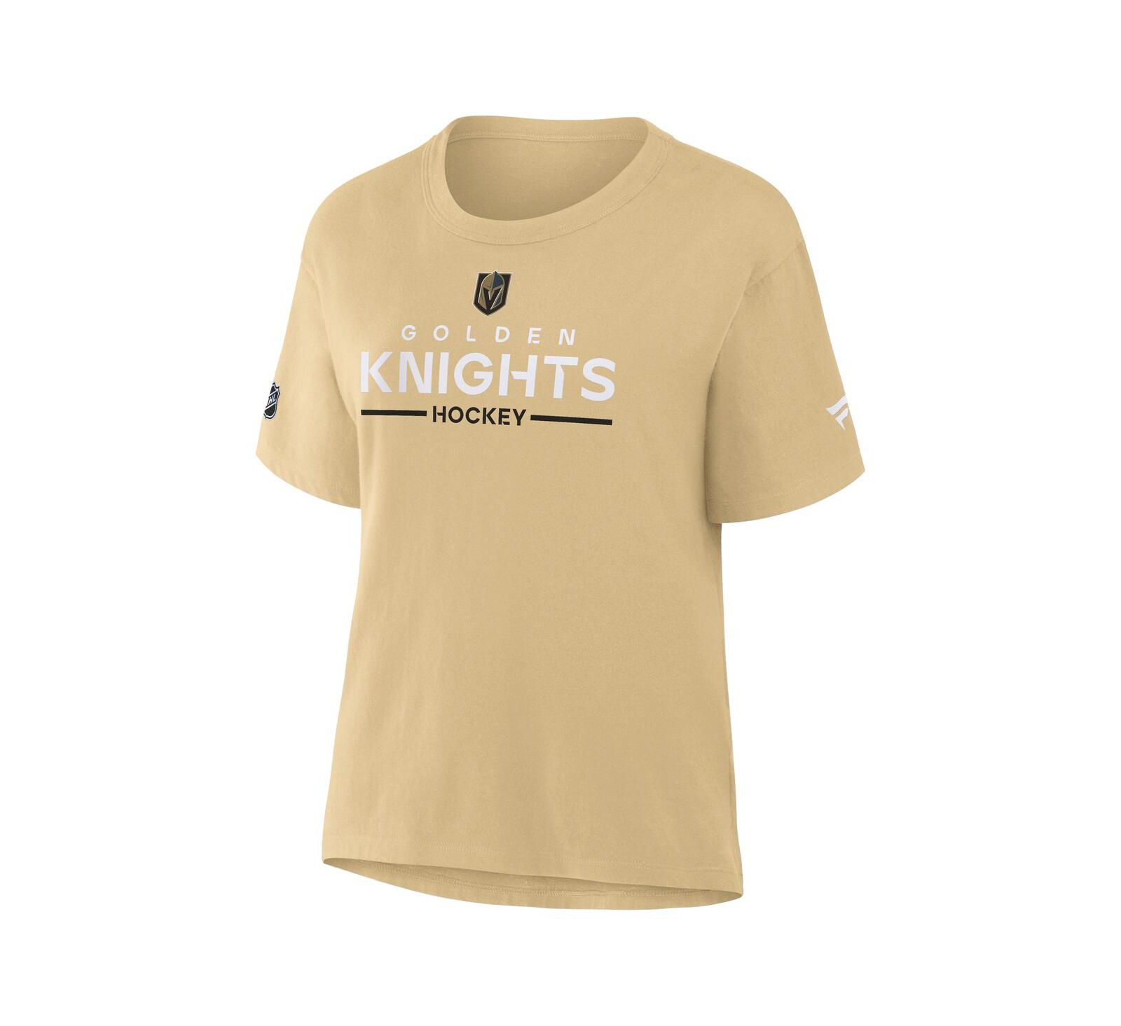 Женская футболка Fanatics Vegas Golden Knights Authentic Pro, Gold