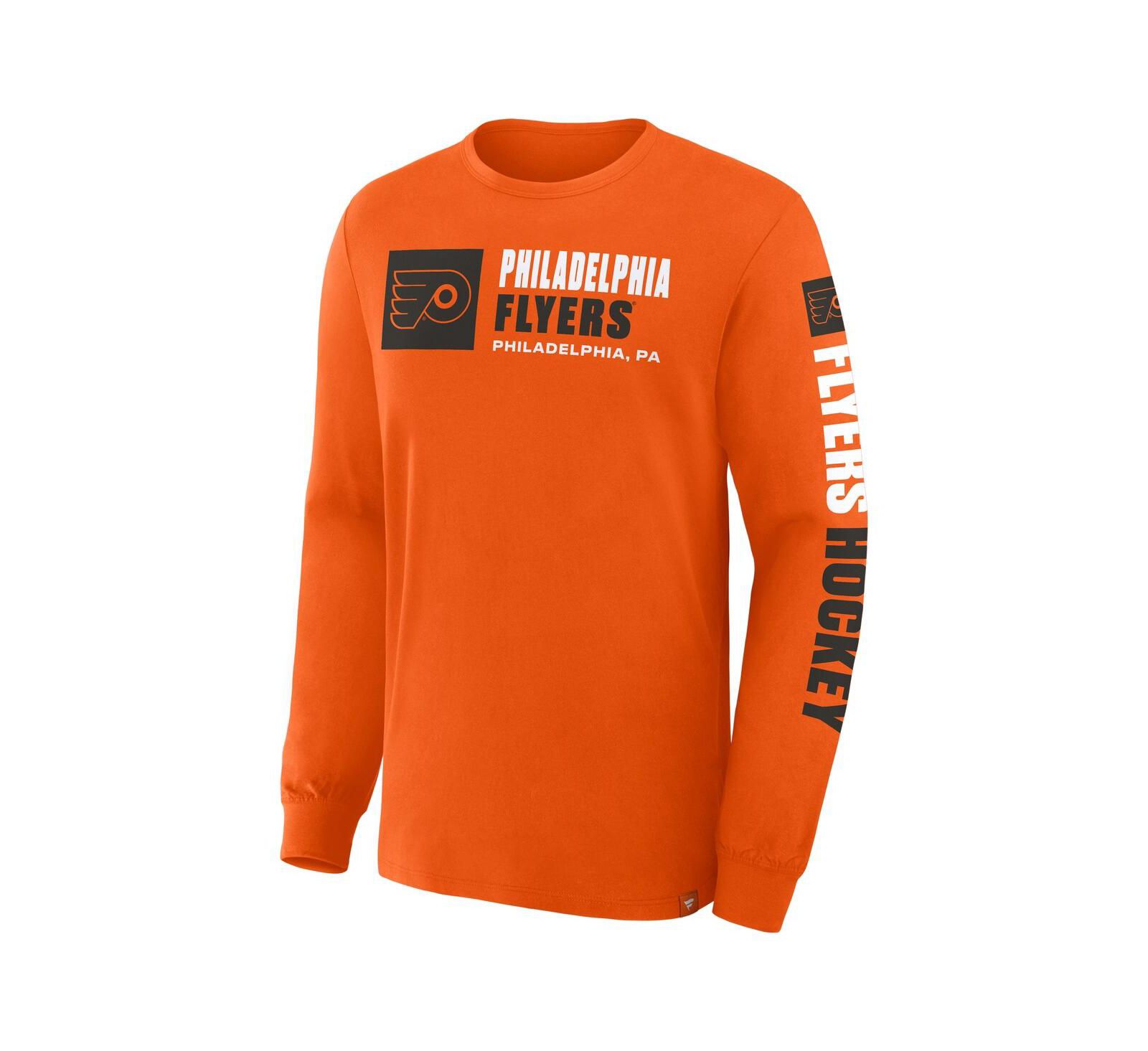 Fanatics Мужская футболка с длинным рукавом Philadelphia Flyers, Orange