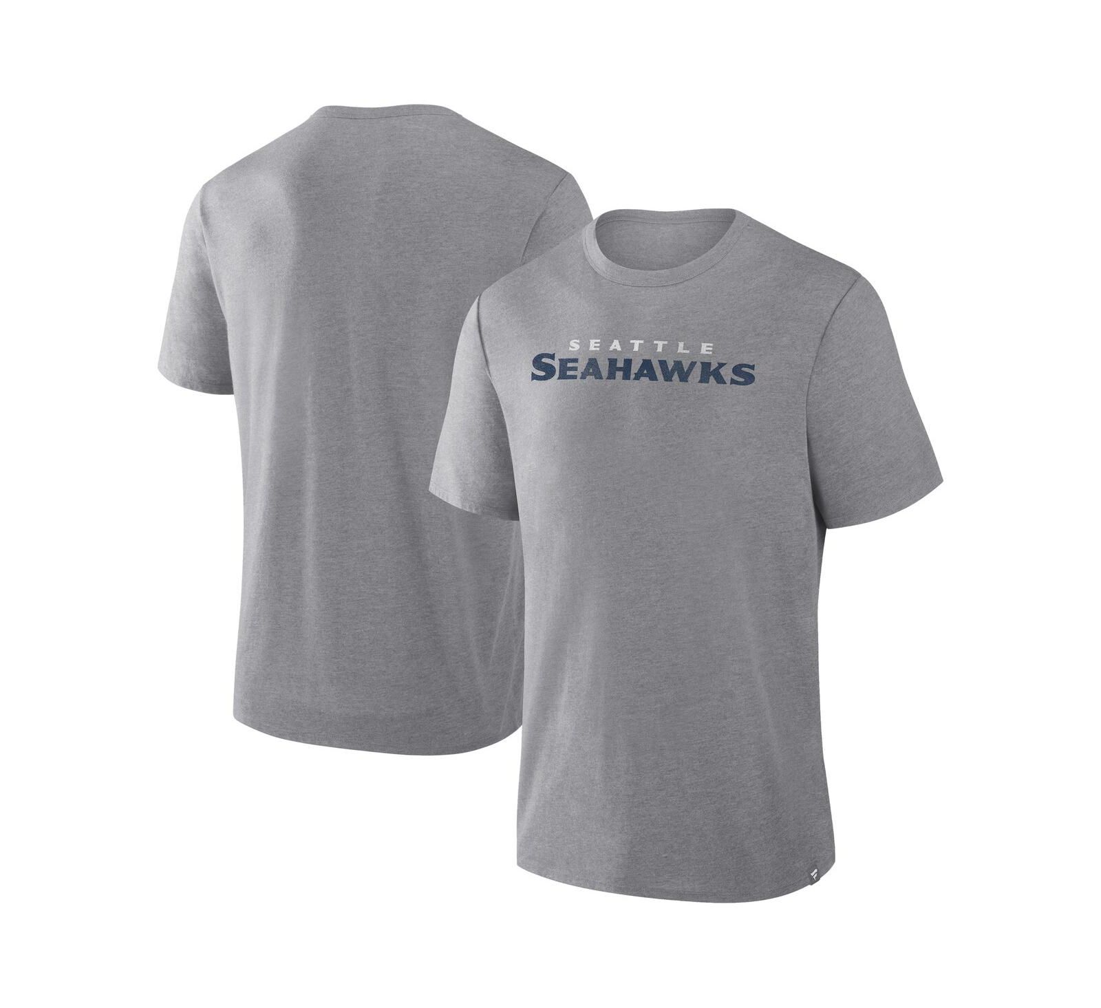 Fanatics Мужская футболка Seattle Seahawks Heather Gray Tri-Blend
