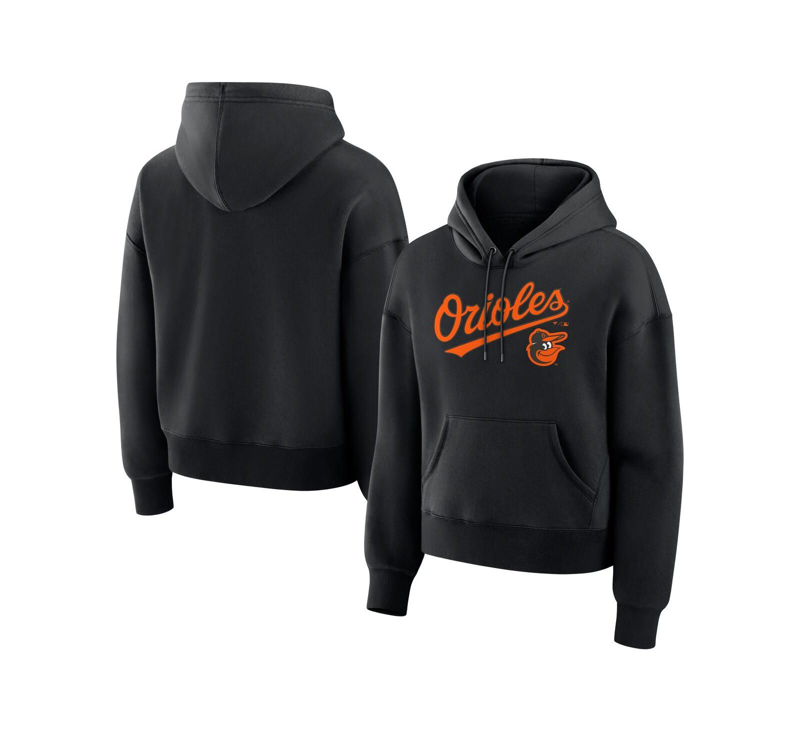 Женское худи Fanatics Black Baltimore Orioles Lockup Legacy Fleece