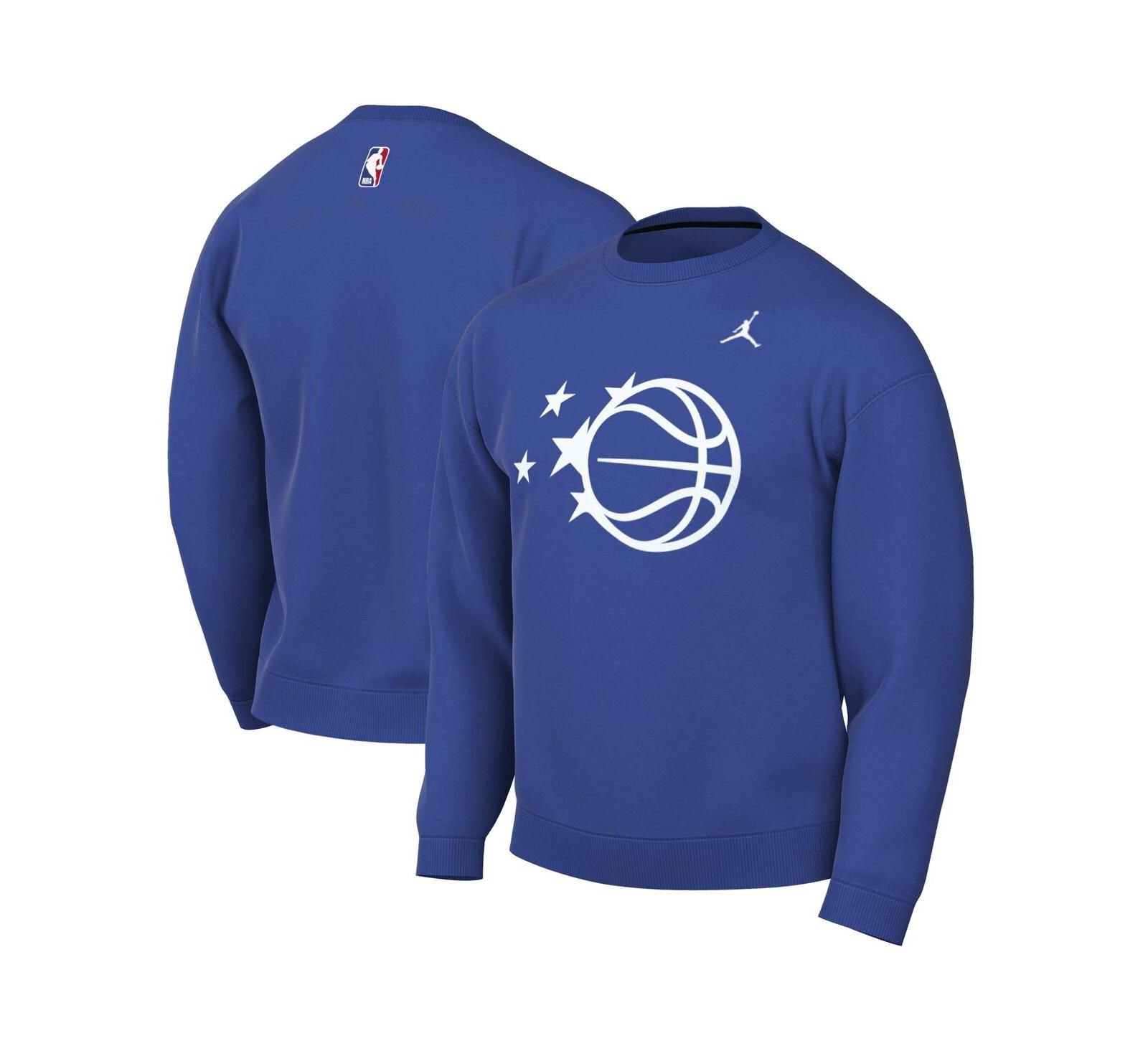 Jordan Мужская толстовка Jordan Blue Orlando Magic Statement Edition