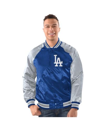 Мужская куртка Starter Royal/Gray Los Angeles Dodgers Raglan Blitz Varsity
