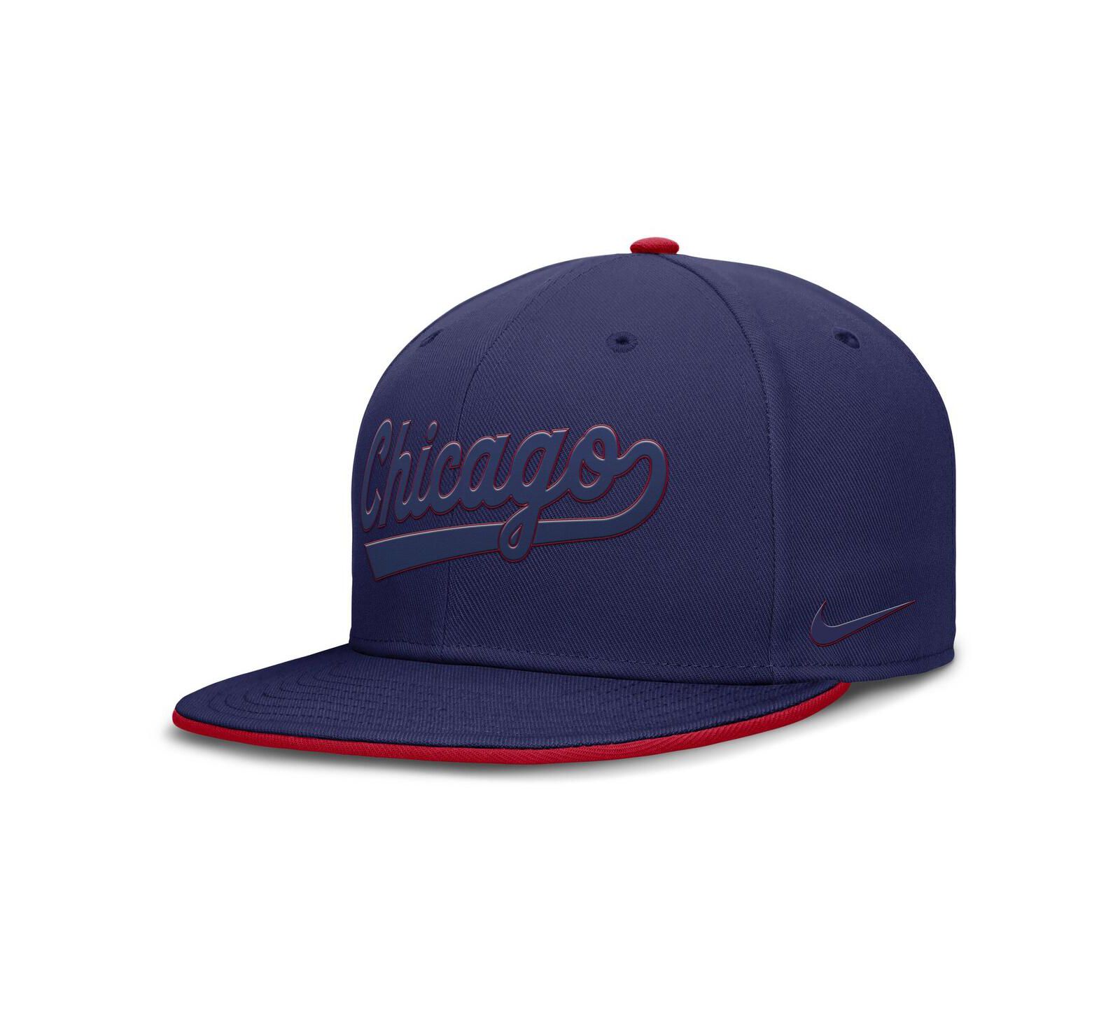 Nike Men's Blue Chicago Cubs Dri-FIT Round Bill True Fitted Hat