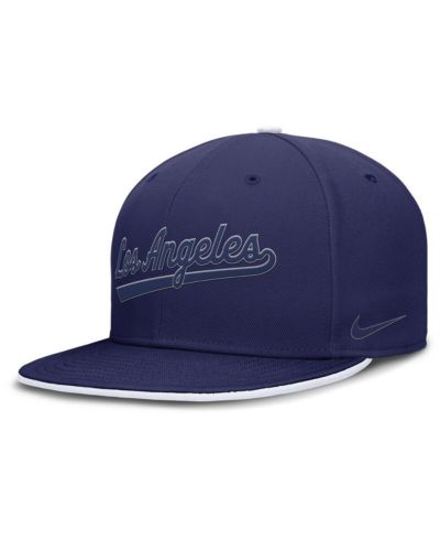 Nike Men's Royal Los Angeles Dodgers Dri-FIT Round Bill True Fitted Hat