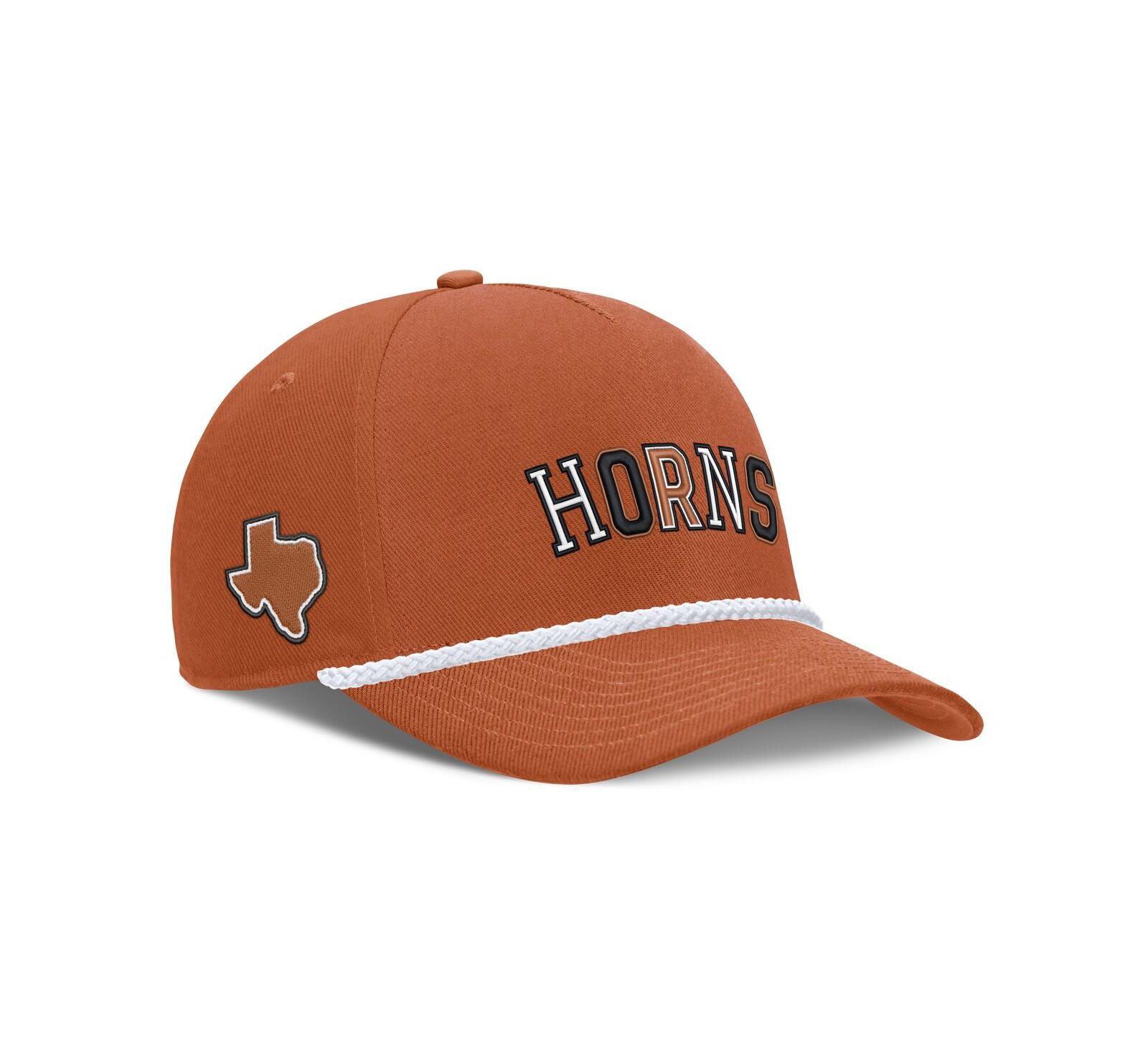 Nike кепка 5-Panel Rope Rise Texas Longhorns 2026 Basketball, оранжевая, для мужчин и женщин
