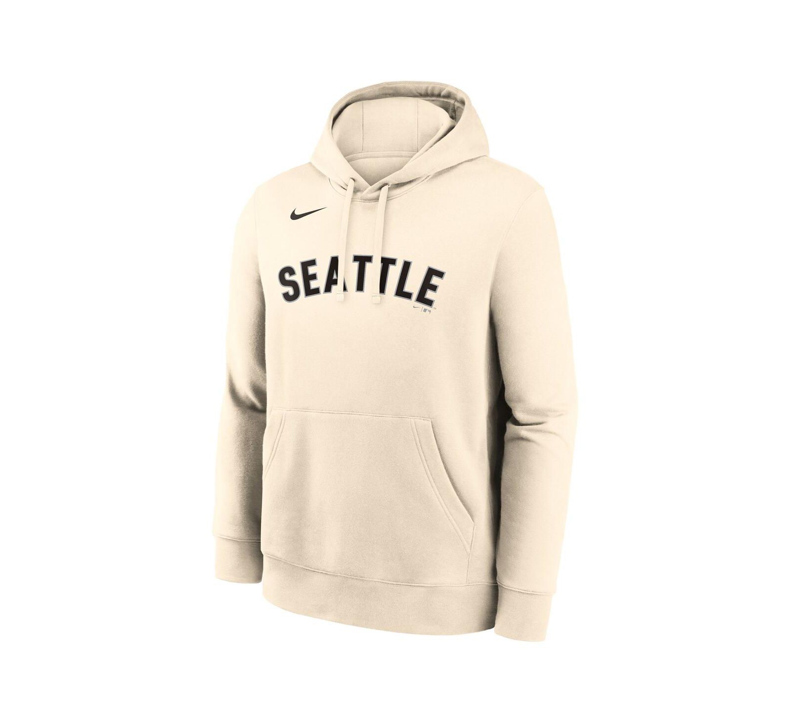 Nike Men's Cream Seattle Mariners Alternate Club Fleece Hoodie