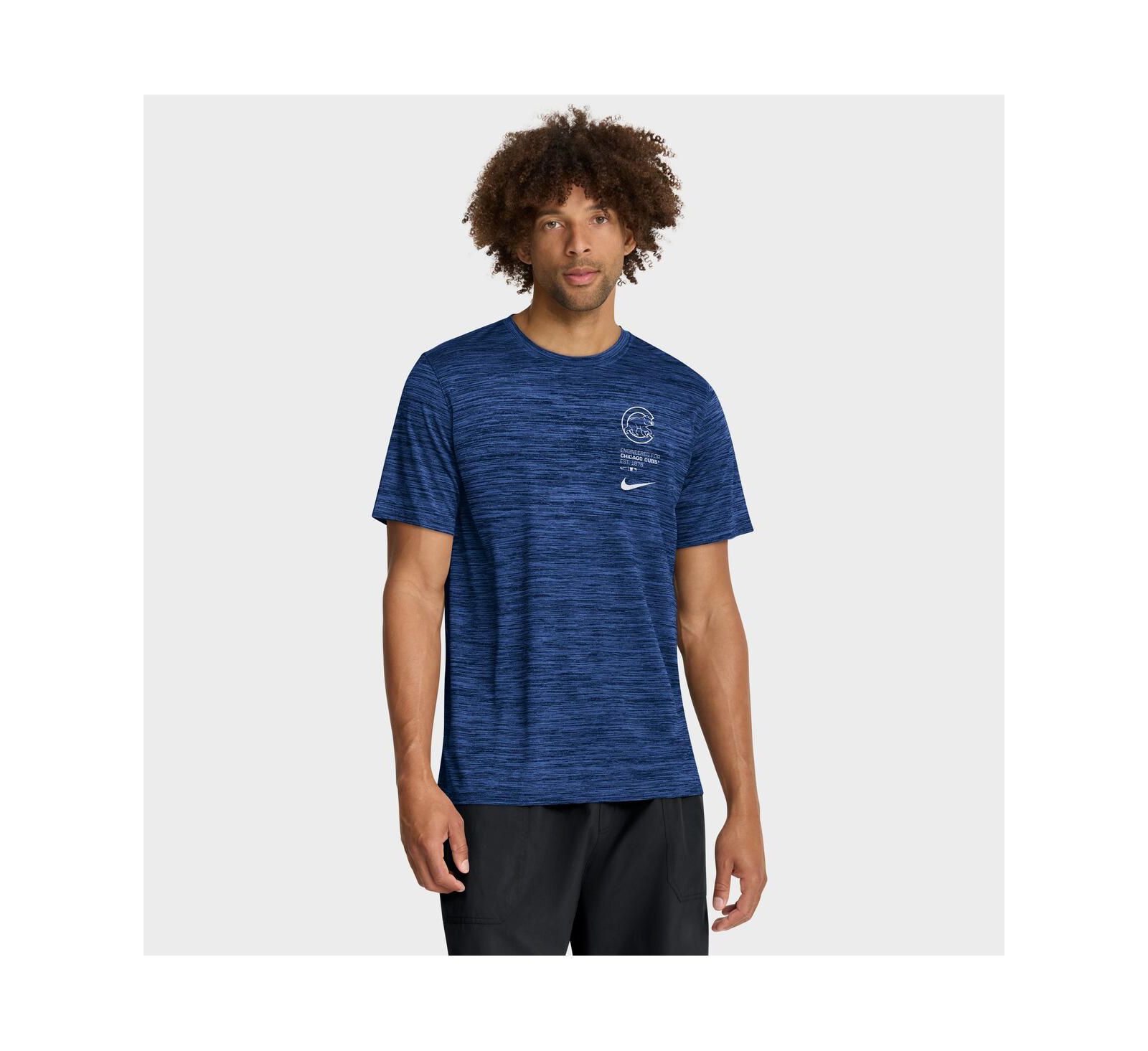 Мужская футболка Nike Velocity Dri-FIT в цвете Royal Chicago Cubs