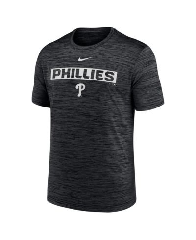 Nike Men's Black Philadelphia Phillies Velocity Dri-FIT T-Shirt
