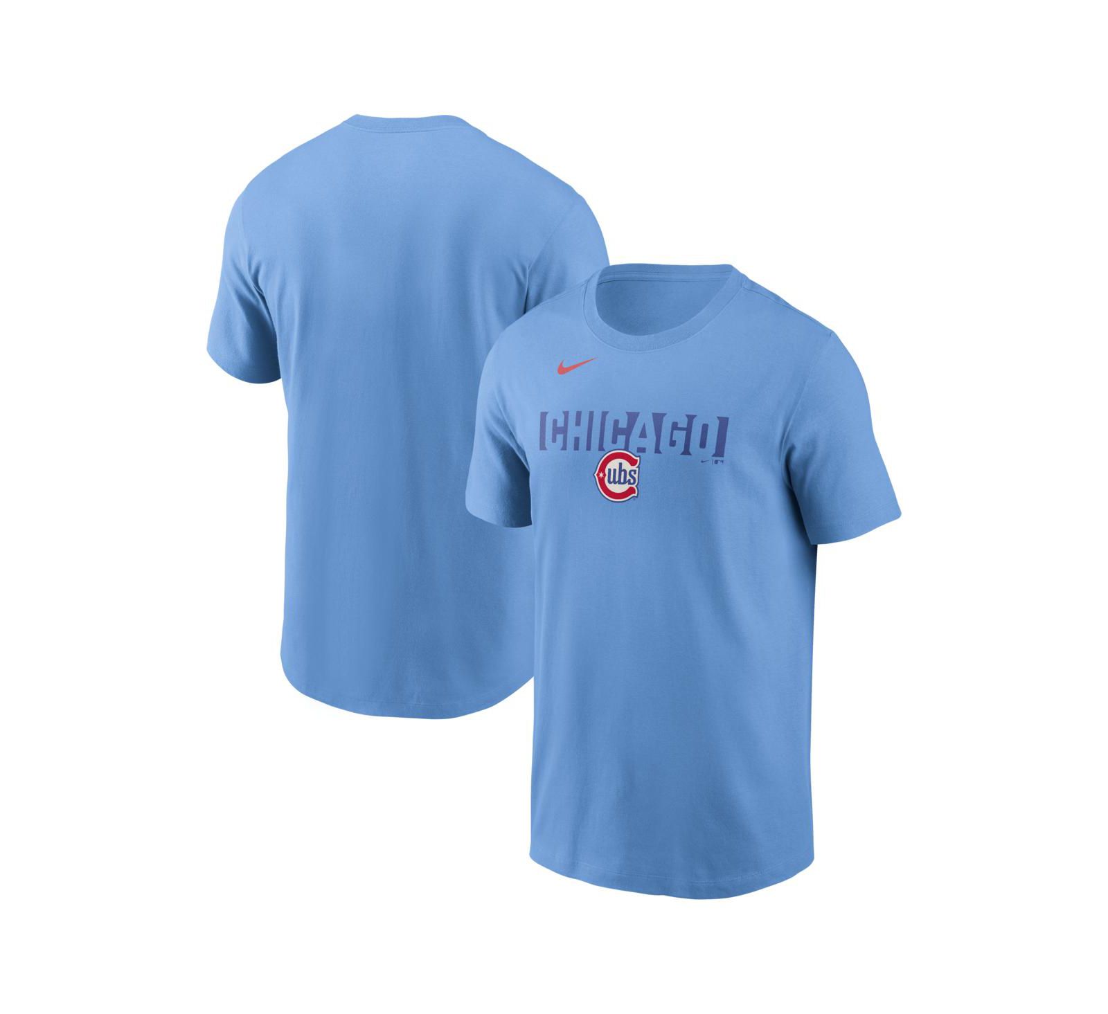 Nike мужская футболка Chicago Cubs Alternate светло-голубого цвета