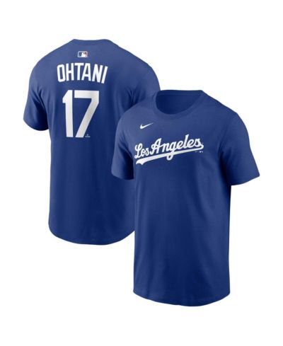 Мужская футболка Nike Shohei Ohtani Royal Los Angeles Dodgers Alternate Wordmark