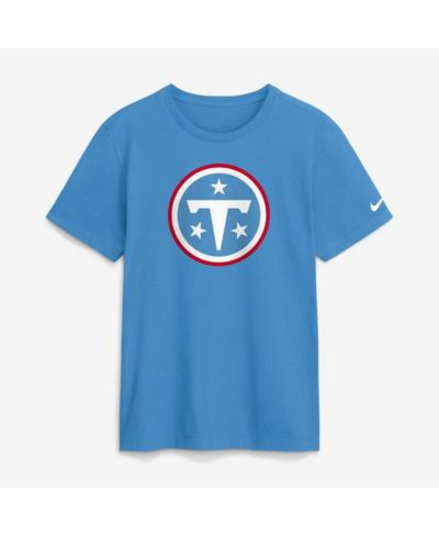 Мужская футболка Nike Essential Logo, светло-голубая, Tennessee Titans